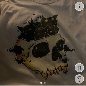 halloween cats tee. women’s m